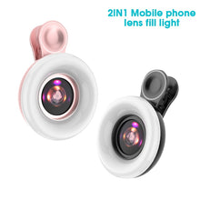 Charger l&#39;image dans la galerie, 15X Macro HD Caméra Lentille Mobile  LED Selfie Universel pour iPhone Android
